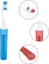 Portable Foldable Travel Toothbrush | With Soft Bristles | Space-Saving | With Case | Blue