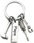 Keychain Dad The Handyman | Wrench Keychain I Key Holder II Love Dad I Father&