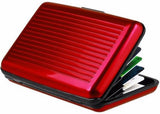 Aluminum Card Holder | Card Holder | Aluminum Wallet | Wallet | Card Holder | Red