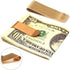 Money Clip | Money Clip | Paper Money Holder | 5 x 1.5 cm | Stainless Steel | Gold