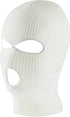 Three-Hole Balaclava | Facemask | Ski Hat | Bivouac | Winter Sports | Motorcycle/Skipper/Cycling Hat | Universal / One Size | White
