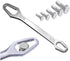 Wrench I Universal ring spanner 8-22 MM I Wrench I Adjustable I Silver