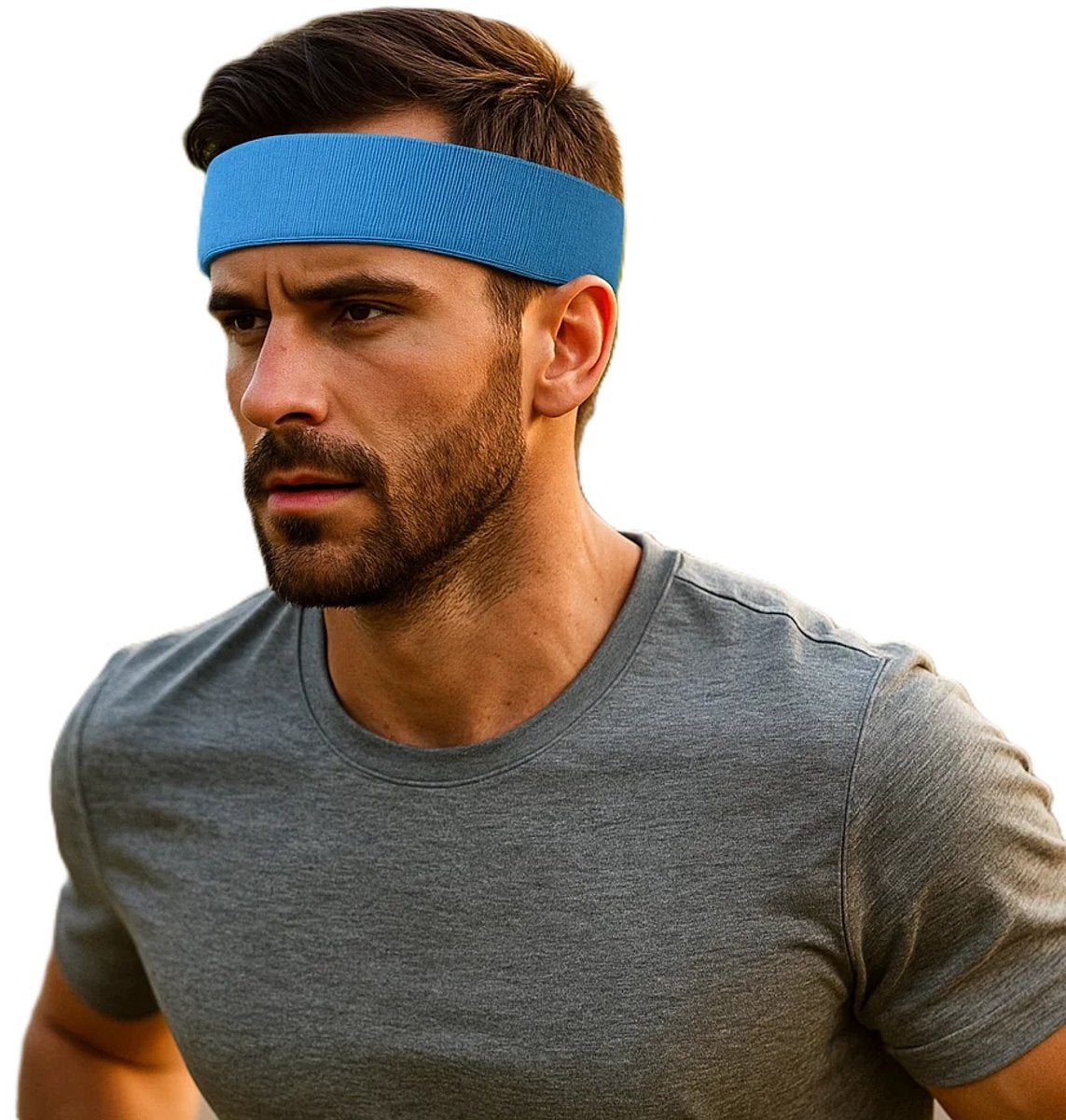 Headband | Headband | Sweatband | Sweatbands | Head | Sports band | Light blue
