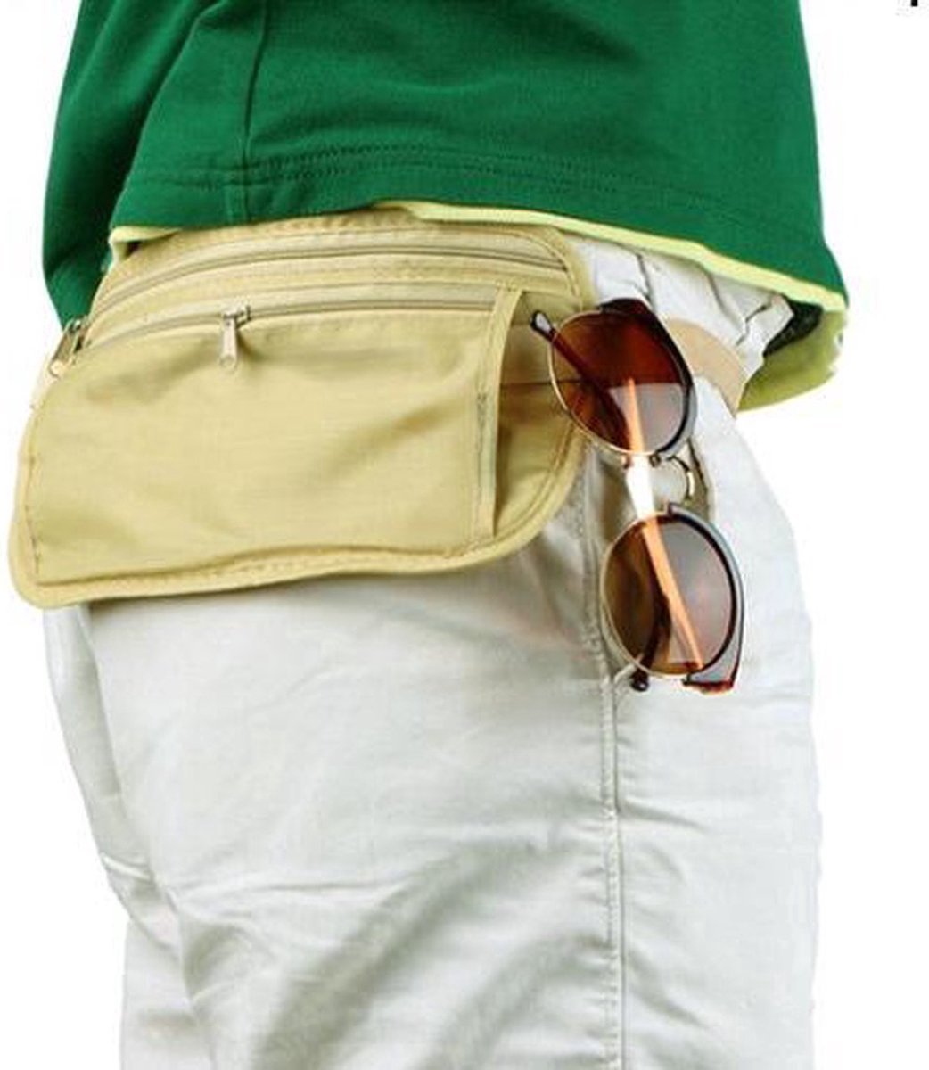 Money Belt I Undercover Money Belt I Waist Bag I Waist Bag I Pouch Bag I Beige