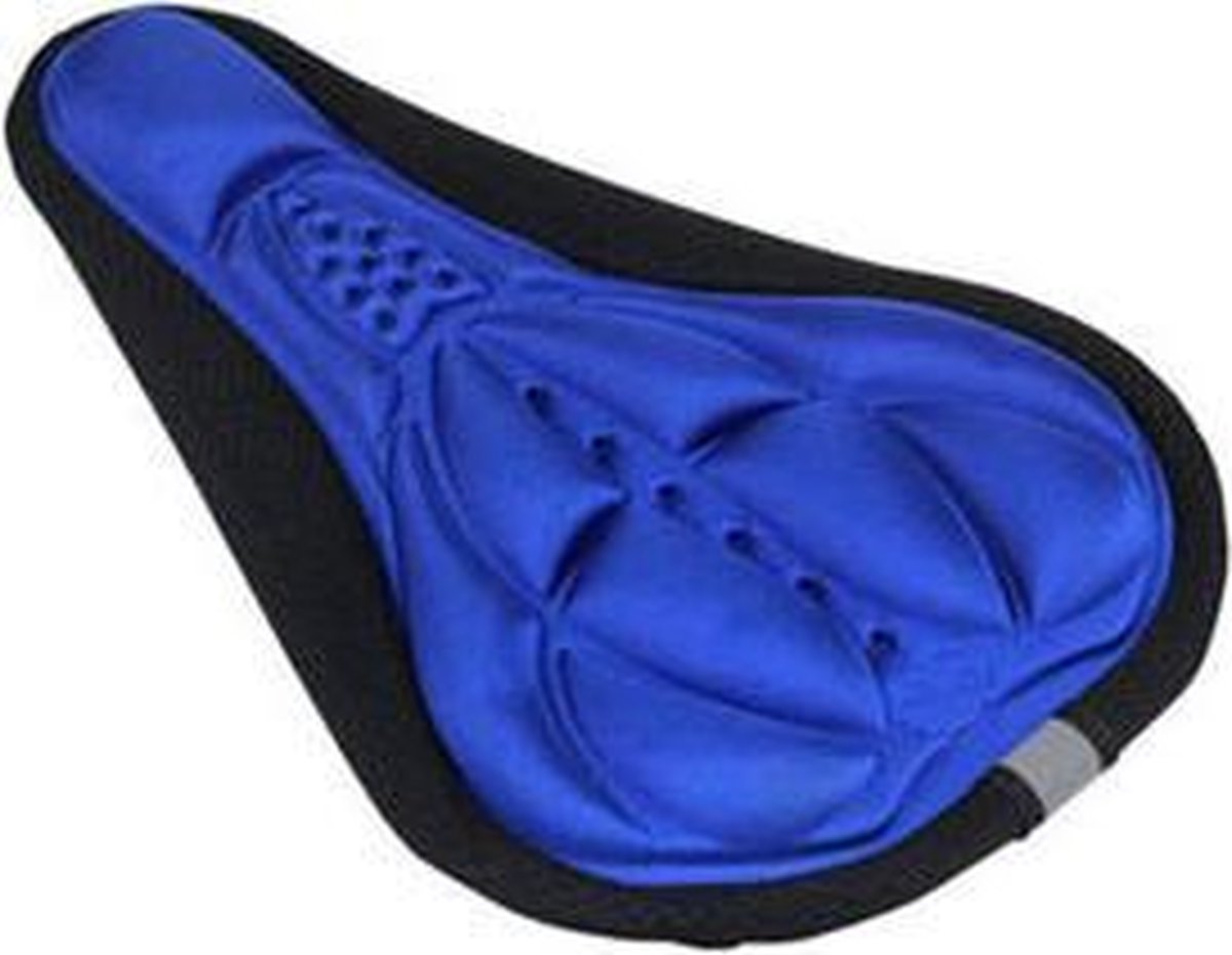 Gel saddle cover - Blue - Comfortable Cycling