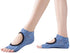 Yoga Socks Full Open Toe | Full Toe Yoga Sock | With Anti-Slip Bottom | Anti-Slip Socks | Pilates Socks | Size 36-40 | Blue Pattern