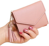 Wallet & Card Holder in 1 | Credit Card Holder | With Cash Compartment | Card Holder | Wallet | PU Leather | Pink