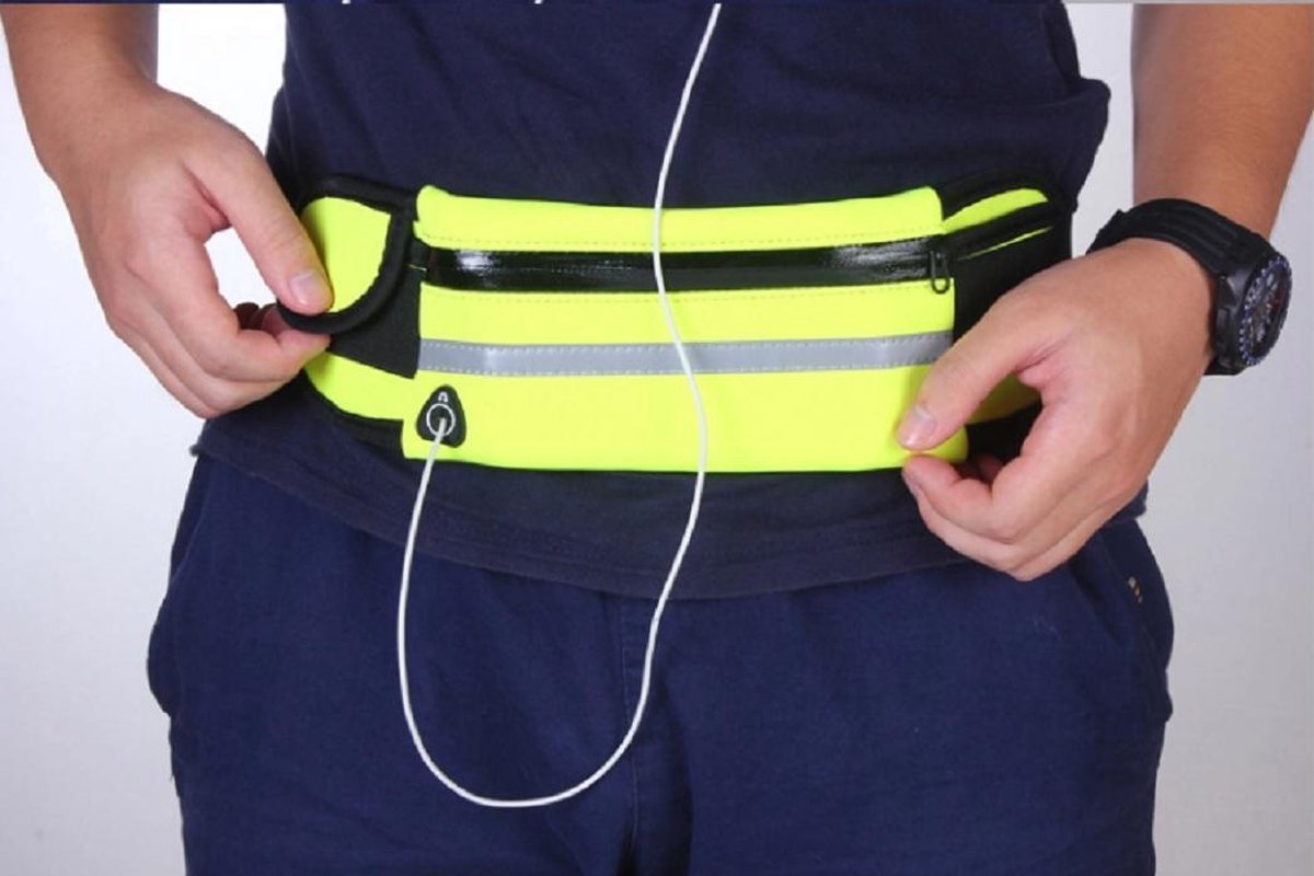 Waist bag - Sports - Fitness - Running - Adults - Neon yellow