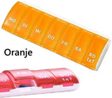 Pill Box | Pill Box | Medicine Box | Pill Box | 7 Days | 1 Week | Monday to Sunday | Orange