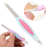 Cuticle Remover and Nail File in 1 | Cuticle Cutter | Stainless Steel Nail File | Cuticle Pusher | Cuticle Remover | Cuticle Pusher