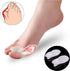 4x silicone big toe corrector/spreader (hallus valgus)