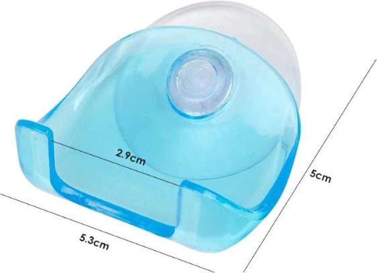 Self-Adhesive Razor Holder | Razor Tray | Self-Adhesive Razor Holder | Hook for Razor | Hanging Razor | Blue