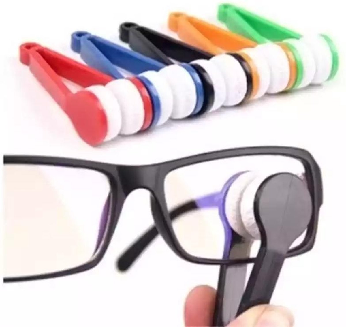 Double-sided glasses cleaning cloth | Microfiber cleaning cloth | Clean the inside and outside of the lenses simultaneously
