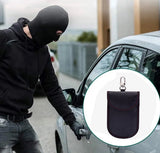 Carbon fiber key fob protector | Car Key Protector | Keyless Entry Protective Case | RFID Protective Case | Card Holder | Wallet | Phone Holder | 14 x 10 CM