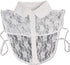 Detachable Collar with Round Collar | Transparent Lace | Blouse Collar | Faux Collar | White