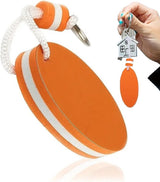 Floating Keychain | EVA Foam | For Large Keyring | Foam | Bumper | Key Float | Oval | Orange