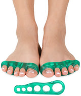 Silicone Toe Corrector 5 Toes & Medicure Spreader in 1 | Toe Spreader | Hallux Valgus | Straighten Toes | Spread Toes | 1 Pair