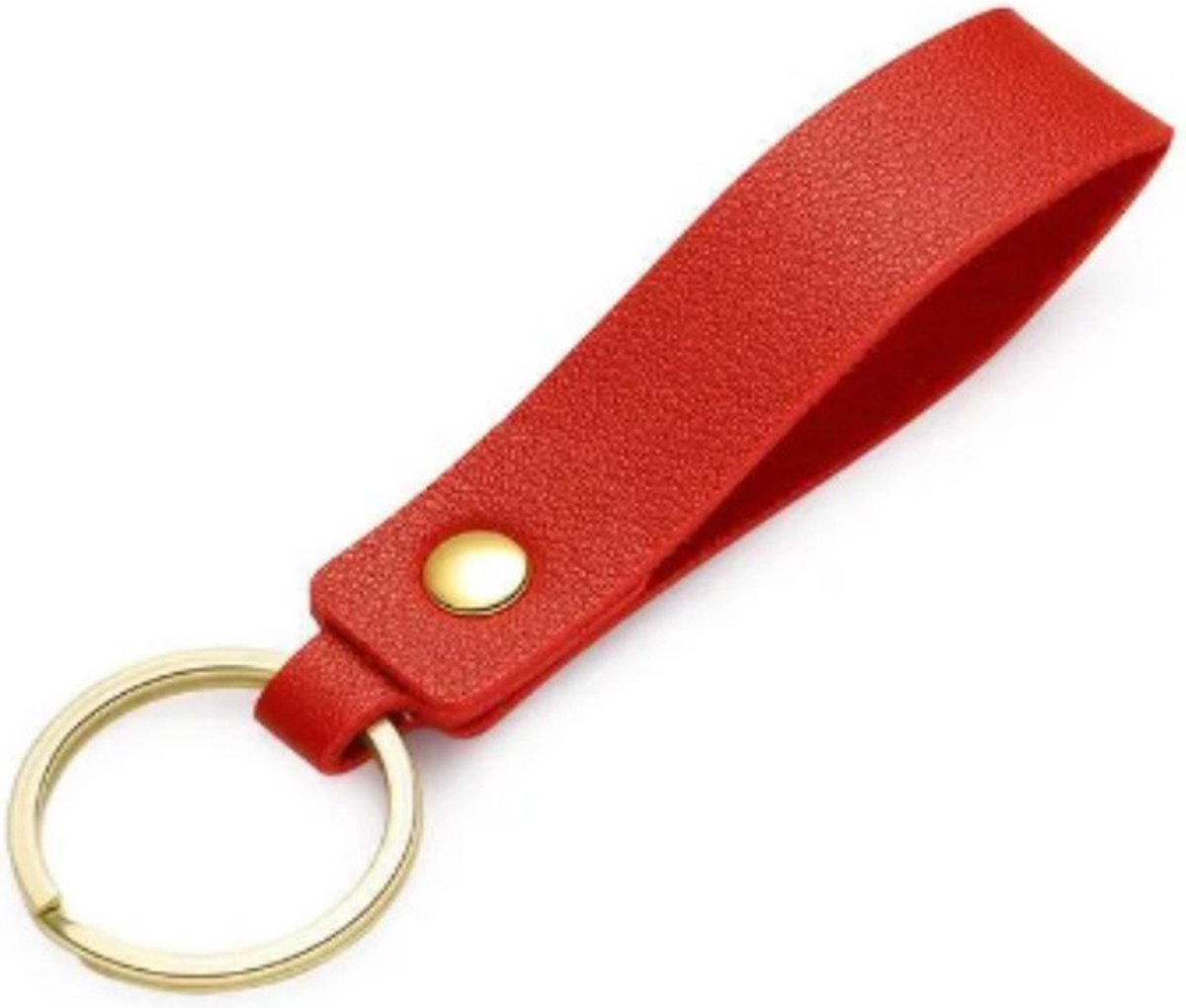 Keychain | Key Holder | PU Leather Keychain | Universal | Red