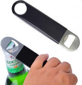 Barblade Bottle Opener | Beer Opener | Bottle Opener | Bar Accessories | Two-Tone | Stainless Steel | 12.5 x 3 cm | Silver/Black