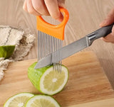 Onion Comb | Onion Slicer | Onion Slicer | Vegetable Slicer | Onion Cutting Aid | Orange