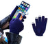 Touchscreen Gloves | Mittens | Touch Tip Gloves | Scandinavian Pattern | Unisex | For Adults | One Size | Blue