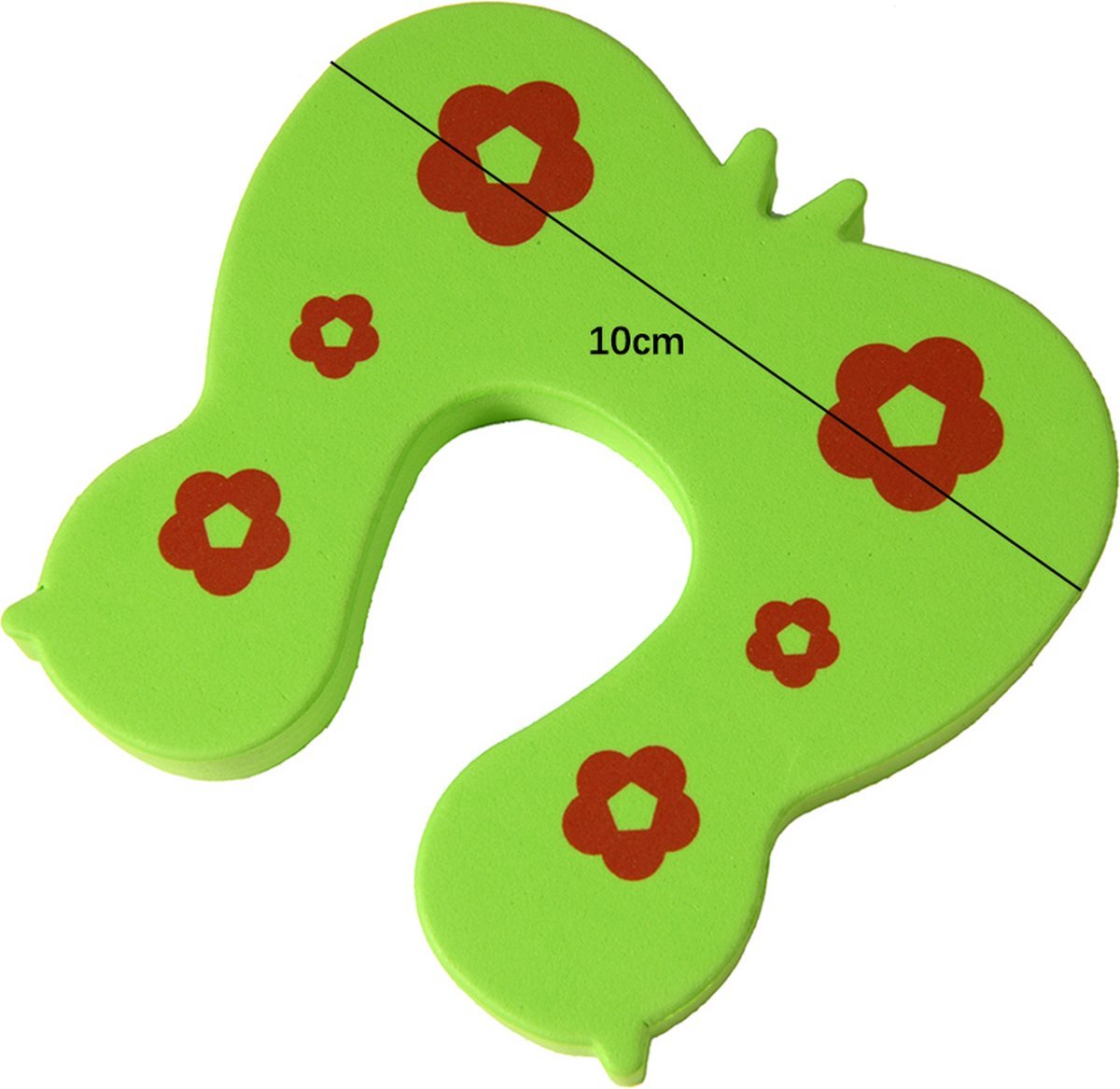 Door stopper Animal I Baby and child Door protector I Door protection I Foam / Foam I Animal door stopper I 1 piece I Green