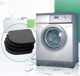 Washing machine vibration damper – washing machine dampers - Vibration Damper Pads - Black – 8 Pieces