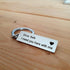 Drive safe keychain - Drive Safe, I need you here with me [metal / gift]