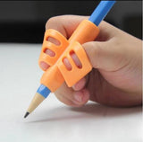 Pencil Grips | Finger Grip Writing Aids for Children & the Elderly | Pencil Holder | Pen Holder | Writing Aids | 1 Piece | Orange