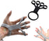 Finger Trainer Finger Resistance Band | Finger Stretcher | Hand Trainer | Finger Gripper | Grip Trainer | 5 KG | Black