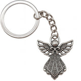 Keychain Guardian Angel | Lucky Keychain | Key Holder | Silver
