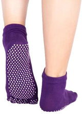 Full Toe Yoga Socks | Full Toe Yoga Sock | With Anti-Slip Bottom | Anti-Slip Socks | Pilates Socks | Size 36-40 | Purple
