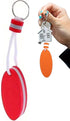 Floating Keychain | EVA Foam | For Large Keyring | Foam | Bumper | Key Float | Oval | Red