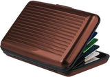 Card Holder - Card Holder – Aluminum Wallet - Brown