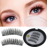 Magnetic False Eyelashes | Magnetic Eyelashes | 3D Eyelash Extensions | Fake Lashes | Glue-Free | False Eyelash Set | 2 pairs