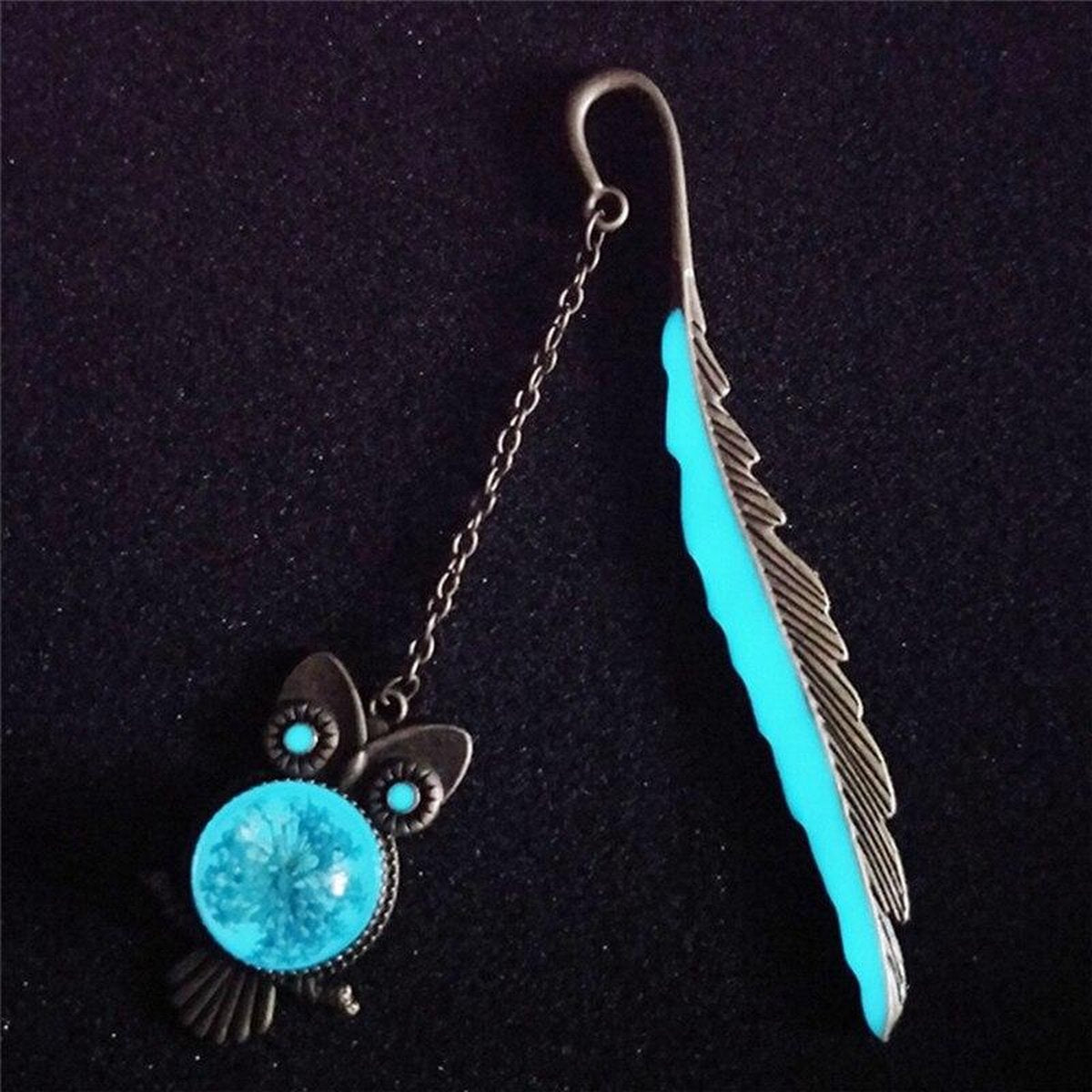 Glow in the dark Owl bookmark