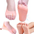 Pair Silicone Gel Socks | Heel Protectors | Heel Insoles | Heel Cushions | Heel Socks | One Size | Beige