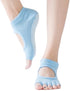 Yoga Socks Full Open Toe | Full Toe Yoga Sock | With Anti-Slip Bottom | Anti-Slip Socks | Pilates Socks | Size 36-40 | Light Blue