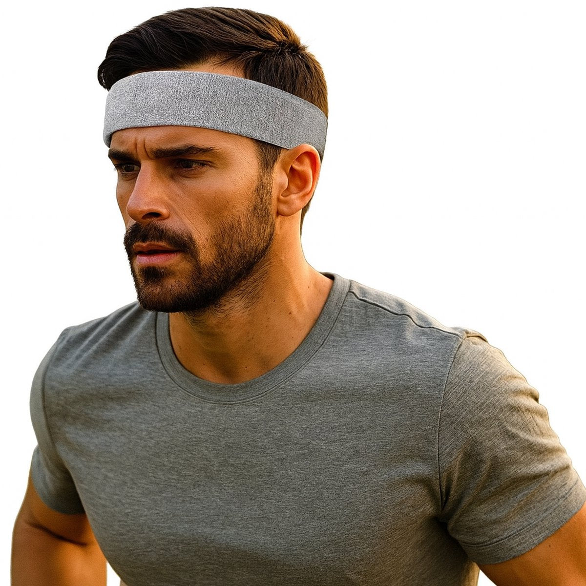 Headband | Headband | Sweatband | Sweatbands | Head | Sports band | Light Grey