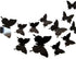 3D Wall Decoration Butterflies 12 Pieces | Wall Butterflies | Butterfly Wall Stickers | Solid Wall Stickers | Black