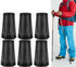 6-pack reinforced trekking pole tips - reinforced rubber tips for trekking poles, walking sticks, and hand trekking poles - universal non-slip replacement tips
