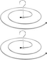 Spiral Drying Rack - 2-Piece Set - Windproof - For Bedding, Towels & Clothing - Rotatable & Space-Saving