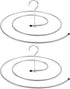 Spiral Drying Rack - 2-Piece Set - Windproof - For Bedding, Towels & Clothing - Rotatable & Space-Saving