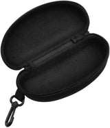 Portable Glasses Case Hard Case - Glasses Pouch - Waterproof Sunglasses Storage - Hard Box With Zipper and Olip - Durable Protective Case for Glasses