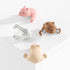 4 Sleepy Bear Corner Protectors - Child Safety and Baby Security - Soft Cartoon Bear Design - Cushioning Edge Protectors - for Tables and Windows