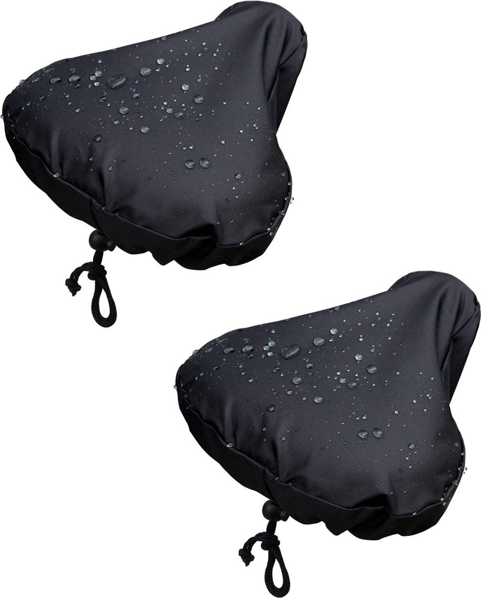 Waterproof Saddle Cover - Bicycle Saddle Cover - Cover for Bicycle Saddle - Rain Cover - Elastic Rain Cover for Bicycle Saddle - 2-pack