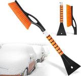 2-in-1 detachable snow brush and ice scraper - 27" ergonomic foam handle for effortless cleaning - Universal for cars and trucks