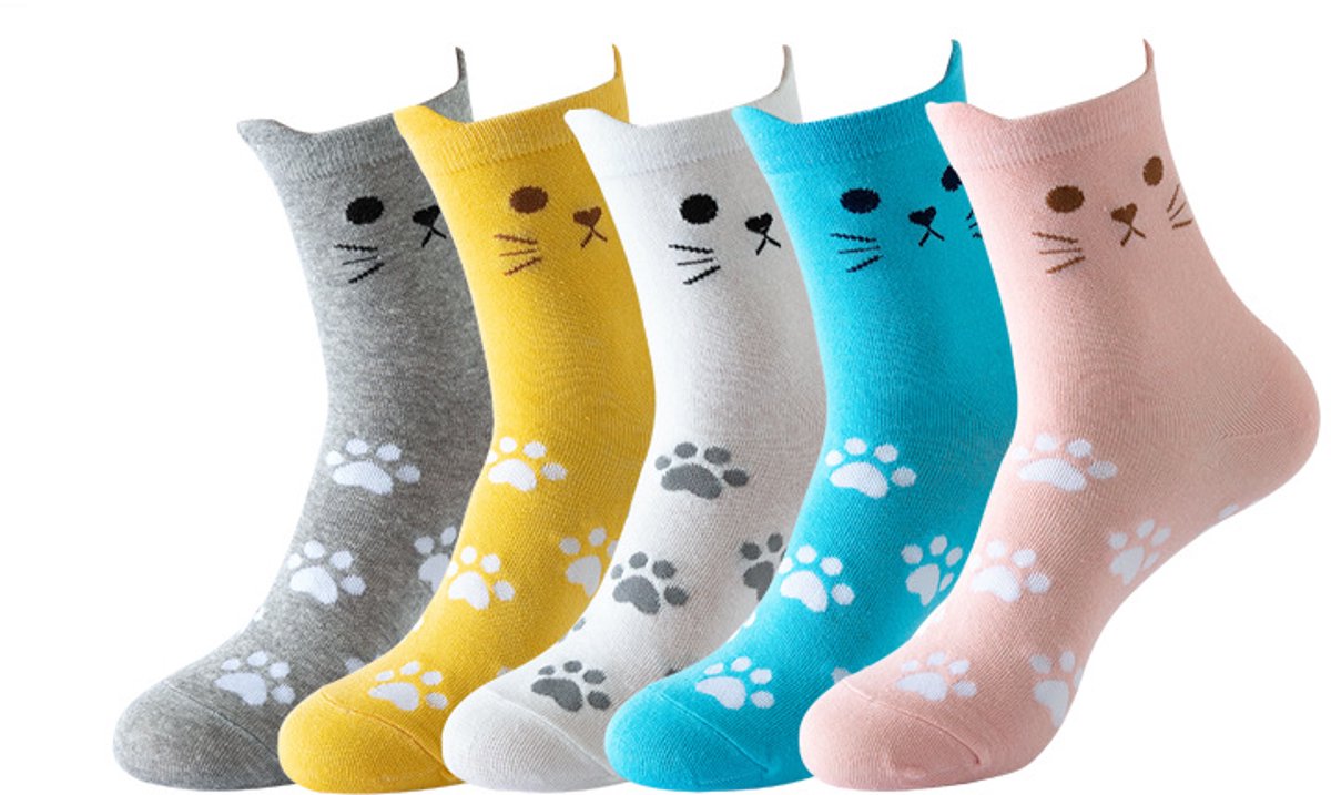 Cat socks - Funny, new gifts for animal lovers - Ultra-soft and comfortable design - Unique gift for mother, wife, and girlfriend - Christmas gifts and birthday gifts