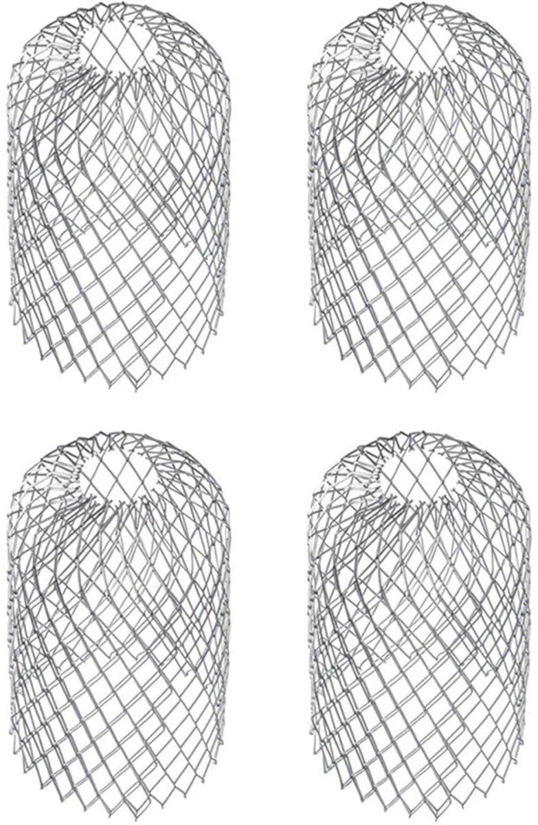 Gutter Leaf Filter 4-piece – Wire Mesh Guard, 10x17cm, gutter protector