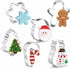 Cookie Cutters - Cookie Molds - 6 Molds for Cookies - Christmas Cookies - Christmas Cookie Cutters - For Gingerbread and Cookies During the Holidays